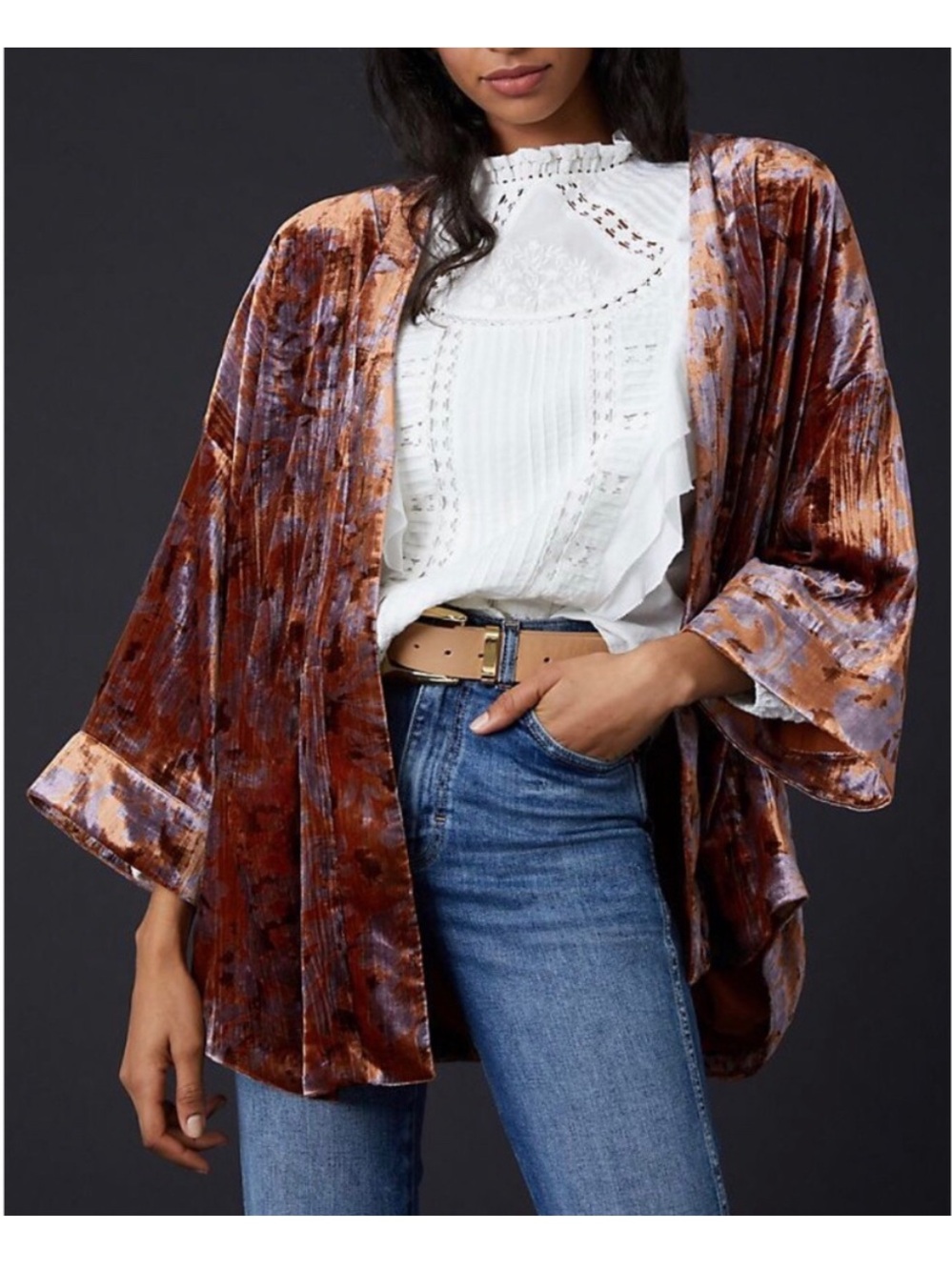 Anthropologie Esme Velvet
Kimono Jacket 2X